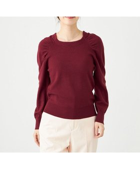 【シェアパーク/SHARE PARK】のギャザースリーブプルオーバー 人気、トレンドファッション・服の通販 founy(ファニー) ファッション Fashion レディースファッション Fashion for Women トップス・カットソー Cut & Sew Tops ニット Knit Tops & Sweaters カジュアルプルオーバー・ニットトップス Pullovers & Knit Tops / Casual Pullovers ギャザー Gathered, Ruffled セーター Sweater, Knitwear トレンド Trend, Trending Now ビジネス 仕事 通勤 Business / Work / Commuting A/W・秋冬 Autumn/Winter |ID:prp329100004737711