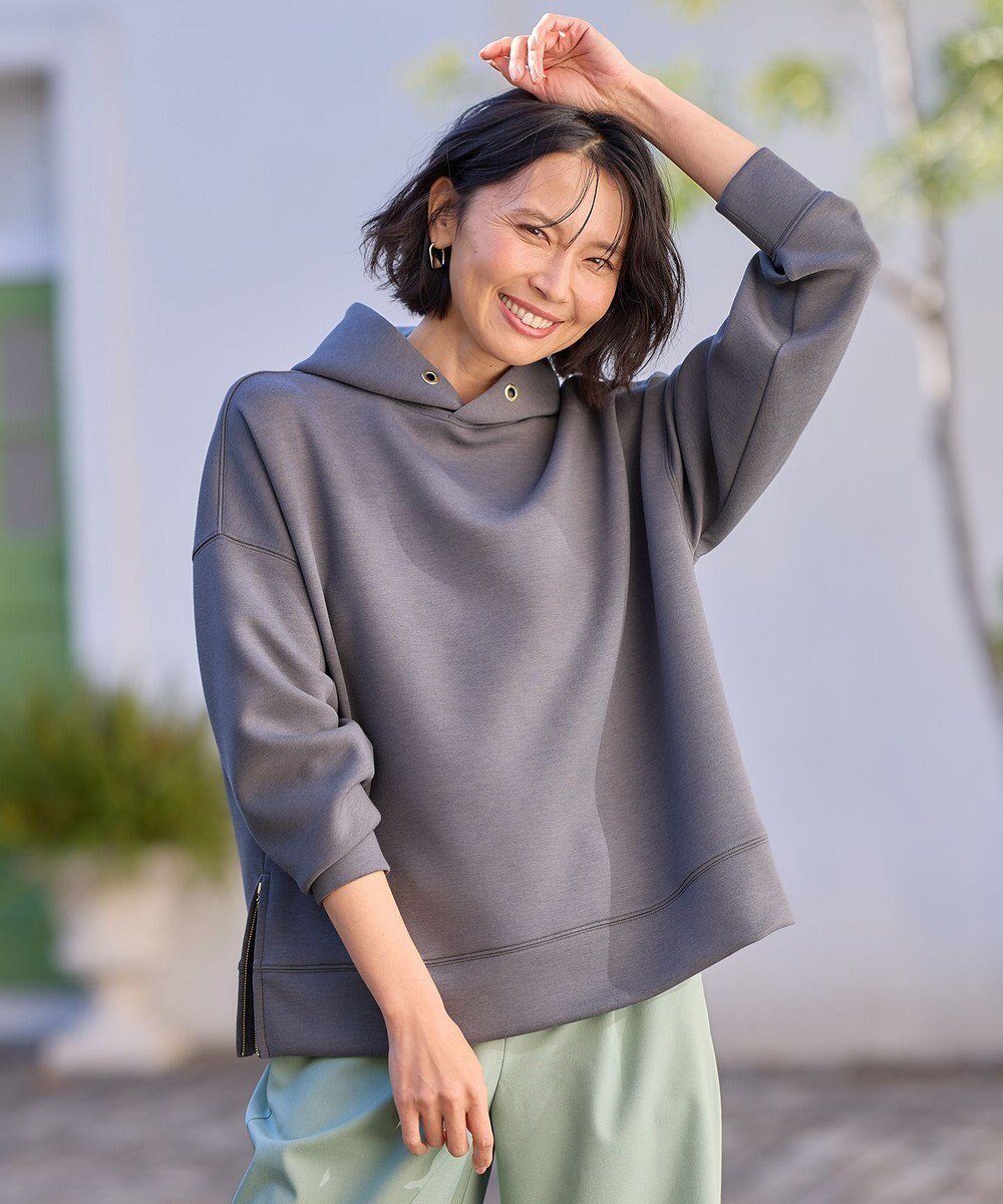 【エニー/ANY】の【洗濯機可】ダンボールパーカー 人気、トレンドファッション・服の通販 founy(ファニー) 　ファッション　Fashion　レディースファッション　Fashion for Women　トップス・カットソー　Cut & Sew Tops　レディースパーカー・カジュアルフーディー　Casual Hoodies & Sweatshirts　おすすめ　Recommended / Our Picks　インナー　Innerwear　カットソー　Cut and Sewn Top　スリット　Slit, Slit Detail　パーカー　Hoodie, Parka　ワイド　Wide, Wide Fit　夏　Summer　春　Spring　S/S・春夏　SS, Spring/Summer, Warm Season　 other-1|ID: prp329100004737713 ipo3291000000034222294