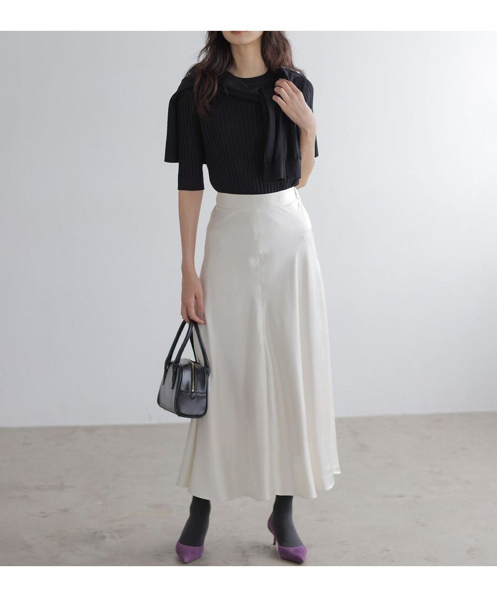 【組曲/KUMIKYOKU】の【WEB限定】サテンナロー スカート 人気、トレンドファッション・服の通販 founy(ファニー) ファッション Fashion レディースファッション Fashion for Women スカート Skirts サテン Satin, Glossy Fabric フィット Fit, Slim Fit ロング Long, Long-Length A/W・秋冬 Autumn/Winter S/S・春夏 SS, Spring/Summer, Warm Season 夏 Summer エレガント 上品 Elegant other-1|ID: prp329100004737736 ipo3291000000034222452