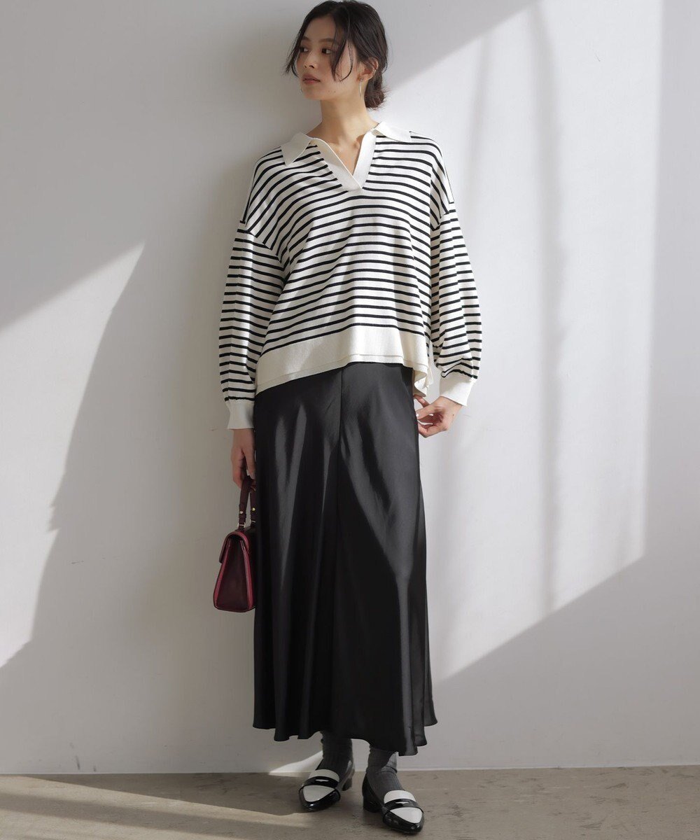 【組曲/KUMIKYOKU】の【WEB限定】サテンナロー スカート インテリア・キッズ・メンズ・レディースファッション・服の通販 founy(ファニー) ファッション Fashion レディースファッション Fashion for Women スカート Skirts サテン Satin, Glossy Fabric フィット Fit, Slim Fit ロング Long, Long-Length A/W・秋冬 Autumn/Winter S/S・春夏 SS, Spring/Summer, Warm Season 夏 Summer エレガント 上品 Elegant ブラック系|ID: prp329100004737736 ipo3291000000034222454