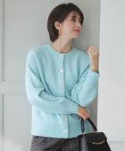 【エニィ スィス/any SiS】の【前後着用可能】Airニット カーディガン ライトブルー|ID: prp329100004737743 ipo3291000000034496743