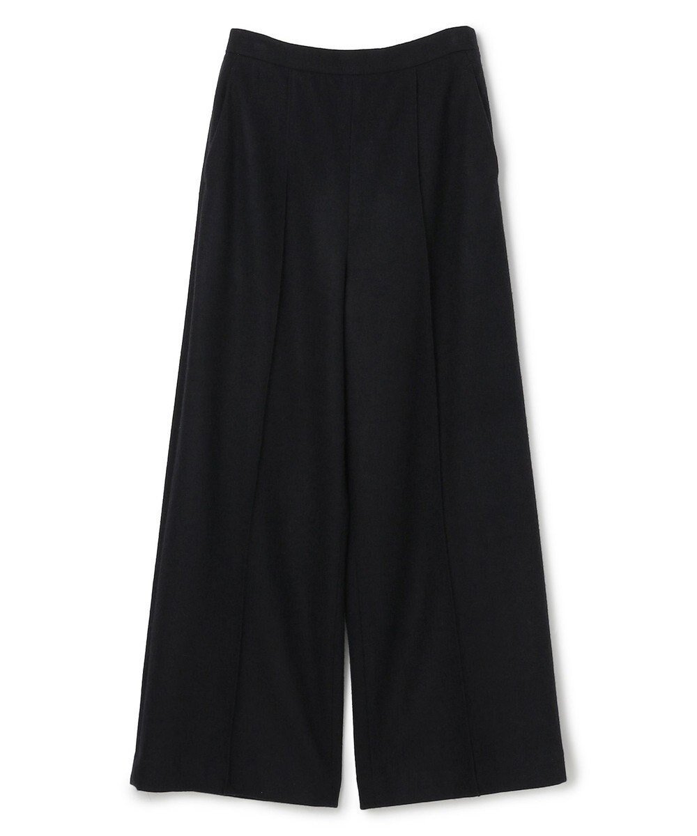 【アンクレイヴ/uncrave】のコンプレストウール ストレートパンツ インテリア・キッズ・メンズ・レディースファッション・服の通販 founy(ファニー) 　ファッション　Fashion　レディースファッション　Fashion for Women　パンツ　Pants & Trousers　カットソー　Cut and Sewn Top　ジャケット　Jacket, Outerwear　ストレート　Straight, Straight Cut　センター　Center, Center Line　ワイド　Wide, Wide Fit　A/W・秋冬　Autumn/Winter　ブラック|ID: prp329100004737746 ipo3291000000034222507