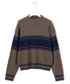 【ジェイプレスヨークストリート/J.PRESS YORK STREET】の【WOMEN】ラインハイゲージニット 人気、トレンドファッション・服の通販 founy(ファニー) ファッション Fashion レディースファッション Fashion for Women トップス・カットソー Cut & Sew Tops ニット Knit Tops & Sweaters アクリル Acrylic Material クラシック Classic, Timeless Style コーデュロイ Corduroy, Cord Fabric 今季 This Season, Current Season ショルダー Shoulder, Shoulder Strap ショート Short, Short Length セーター Sweater, Knitwear ダッフルコート Duffle Coat, Toggle Coat ツイード Twill, Twill Weave ドロップ Drop Shoulder, Dropped Style なめらか Smooth, Silky Texture バランス Balance, Style Balance ボトム Bottoms, Lower Wear メガネ Glasses, Eyewear モダン Modern, Contemporary リラックス Relax, Relaxed Fit ワイド Wide, Wide Fit A/W・秋冬 Autumn/Winter おすすめ Recommended / Our Picks エレガント 上品 Elegant thumbnail ブラウン系1|ID: prp329100004737749 ipo3291000000036323037