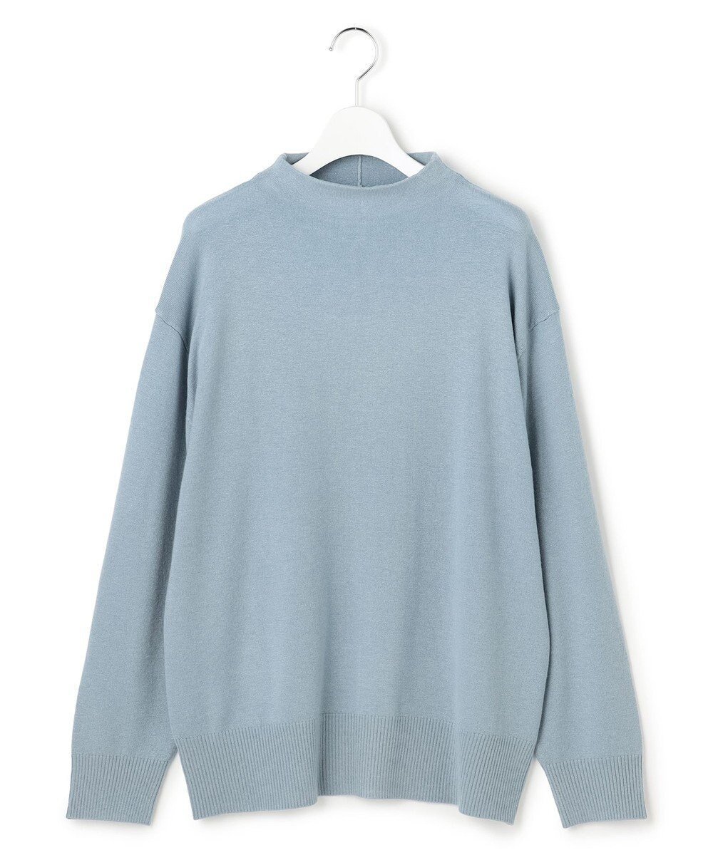 【ジェイプレスヨークストリート/J.PRESS YORK STREET】の【WOMEN】ベーシックハイゲージニット インテリア・キッズ・メンズ・レディースファッション・服の通販 founy(ファニー) ファッション Fashion レディースファッション Fashion for Women トップス・カットソー Cut & Sew Tops ニット Knit Tops & Sweaters アクリル Acrylic Material インナー Innerwear カーゴパンツ Cargo Pants, Utility Pants シューズ Shoes, Footwear シンプル Simple, Minimal スラックス Slacks, Dress Pants セーター Sweater, Knitwear デニム Denim, Jeans Material なめらか Smooth, Silky Texture バランス Balance, Style Balance ボトム Bottoms, Lower Wear ボトルネック Bottle Neck, Mock Neck リラックス Relax, Relaxed Fit A/W・秋冬 Autumn/Winter エレガント 上品 Elegant サックスブルー系|ID: prp329100004737750 ipo3291000000034222522