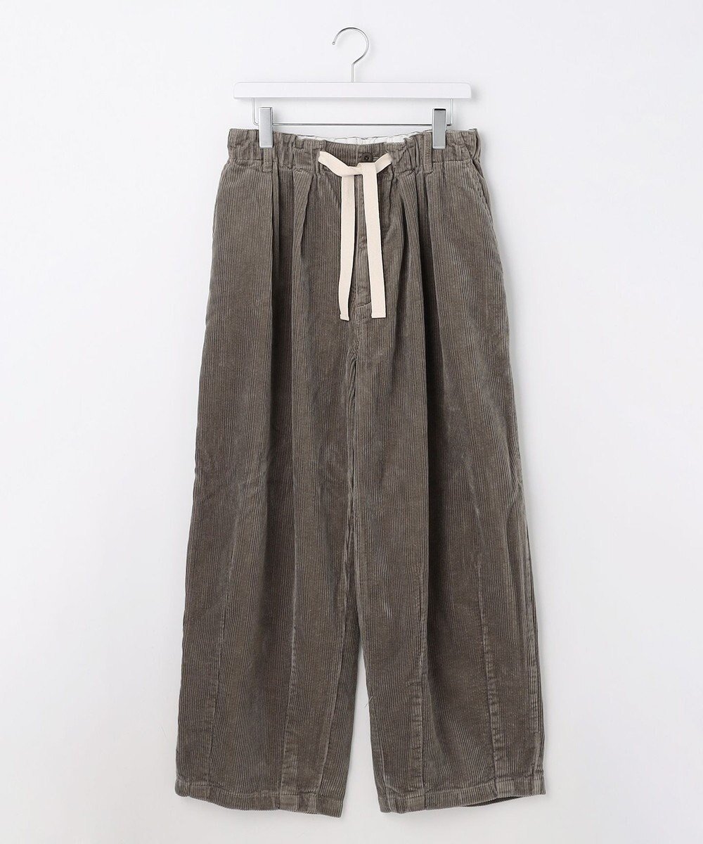 【ジェイプレスヨークストリート/J.PRESS YORK STREET】の【UNISEX】コーデュロイ 2タックワイドパンツ インテリア・キッズ・メンズ・レディースファッション・服の通販 founy(ファニー) 　ファッション　Fashion　レディースファッション　Fashion for Women　パンツ　Pants & Trousers　コーデュロイ　Corduroy, Cord Fabric　シンプル　Simple, Minimal　ジャケット　Jacket, Outerwear　スウェット / スエット　Sweatshirt, Sweatwear　ストレート　Straight, Straight Cut　トレンド　Trend, Trending Now　ドローコード　Drawcord, Drawstring Cord　パーカー　Hoodie, Parka　ボトム　Bottoms, Lower Wear　ユニセックス　Unisex, Genderless　リラックス　Relax, Relaxed Fit　ワイド　Wide, Wide Fit　A/W・秋冬　Autumn/Winter　旅行　Travel　カーキ系|ID: prp329100004737752 ipo3291000000034222529