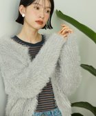 【アメリカンホリック/AMERICAN HOLIC】のシャギーニットクルーネックカーディガン Gray Beige|ID: prp329100004737754 ipo3291000000036007788