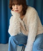 【アメリカンホリック/AMERICAN HOLIC】のシャギーニットクルーネックカーディガン Ecru|ID: prp329100004737754 ipo3291000000036007799