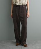 【クラフトスタンダードブティック/CRAFT STANDARD BOUTIQUE】のセンタープレスストレートパンツ Brown|ID: prp329100004737755 ipo3291000000034222544