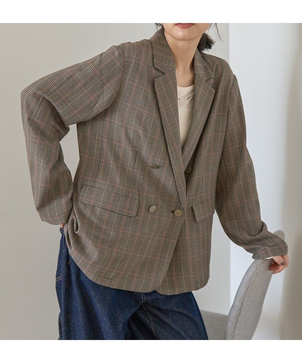 【アメリカンホリック/AMERICAN HOLIC】のイージーケアWテーラードジャケット インテリア・キッズ・メンズ・レディースファッション・服の通販 founy(ファニー) 　ファッション　Fashion　レディースファッション　Fashion for Women　アウター　Coat / Outerwear Collection　レディースジャケット・軽アウター　Jackets　テーラードジャケット / 通勤・きれいめスタイル　Tailored Jackets & Blazers　アメリカン　American Style　アンティーク　Antique-Inspired　クラシカル　Classical, Vintage-Inspired　コンパクト　Compact, Small Size　ジャケット　Jacket, Outerwear　スタイリッシュ　Stylish, Fashionable　スマート　Smart, Elegant　ポケット　Pocket, Pocket Detail　リラックス　Relax, Relaxed Fit　A/W・秋冬　Autumn/Winter　おすすめ　Recommended / Our Picks　Check|ID: prp329100004737756 ipo3291000000035796692