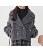 【アースミュージックアンドエコロジー/earth music&ecology】のシャギーショートコート 人気、トレンドファッション・服の通販 founy(ファニー) ファッション Fashion レディースファッション Fashion for Women アウター Coat / Outerwear Collection コート・ロングコート・ピーコート Long Coats, Peacoats & More レディースジャケット・軽アウター Jackets ショート Short, Short Length ジャケット Jacket, Outerwear トレンド Trend, Trending Now バランス Balance, Style Balance ベーシック Basic, Essential ボックス Boxy, Box Shape ポケット Pocket, Pocket Detail 冬 Winter / This Winter A/W・秋冬 Autumn/Winter thumbnail Charcoal Gray|ID: prp329100004737781 ipo3291000000034222638