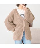 【アースミュージックアンドエコロジー/earth music&ecology】のスパンコールブークレカーディガン Mocha|ID: prp329100004737795 ipo3291000000036204264