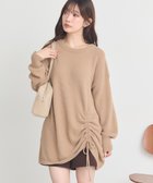 【アースミュージックアンドエコロジー/earth music&ecology】のパウダーシャギーシャーリングニットミニワンピース 人気、トレンドファッション・服の通販 founy(ファニー) ファッション Fashion レディースファッション Fashion for Women ワンピース Dresses ニットワンピース Knit Dresses おすすめ Recommended / Our Picks なめらか Smooth, Silky Texture シャーリング Shirring, Ruched フォルム Silhouette, Form ポケット Pocket, Pocket Detail 今季 This Season, Current Season A/W・秋冬 Autumn/Winter thumbnail Beige|ID: prp329100004737798 ipo3291000000034222710