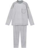 【ワコール 睡眠科学/wacoal suimin】のパジャマ キルトニット素材(本体) あったか 長袖 長ズボン レディース YDW477 睡眠科学/ワコール グレー|ID: prp329100004737804 ipo3291000000034222736