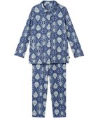 【ワコール/WACOAL】のワコール_リラックス&スリープ パジャマ 綿100%(本体) あったか 長袖 長ズボン ミントン レディース NDW459 /ワコール コン|ID: prp329100004737812 ipo3291000000035796817