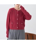 【アースミュージックアンドエコロジー/earth music&ecology】の【イージーケア】パウダーシャギークルーネックカーディガン 人気、トレンドファッション・服の通販 founy(ファニー) ファッション Fashion レディースファッション Fashion for Women トップス・カットソー Cut & Sew Tops カーディガン・羽織り Layered Style Cardigans なめらか Smooth, Silky Texture インナー Innerwear カーディガン Cardigan, Knitwear コンパクト Compact, Small Size パール Pearl, Pearl Accent フェミニン Feminine, Girly フォルム Silhouette, Form ボトム Bottoms, Lower Wear ポケット Pocket, Pocket Detail A/W・秋冬 Autumn/Winter thumbnail Bordeaux|ID: prp329100004737814 ipo3291000000034222769