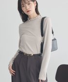 【アースミュージックアンドエコロジー/earth music&ecology】のラメテレコハイネックプルオーバー 人気、トレンドファッション・服の通販 founy(ファニー) ファッション Fashion レディースファッション Fashion for Women トップス・カットソー Cut & Sew Tops シャツ・ブラウス・オフィスカジュアル Elegant Blouses & Button-Ups ロングTシャツ・Tシャツ Longline T-Shirts & Tees カジュアルプルオーバー・ニットトップス Pullovers & Knit Tops / Casual Pullovers カットソー・ベーシックTシャツ Cut-and-Sewn Tops / Stretch Tees & Basics カットソー Cut and Sewn Top テレコ Ribbed, Rib Stitch トレンド Trend, Trending Now ビスチェ Bustier, Corset Top フィット Fit, Slim Fit ポケット Pocket, Pocket Detail A/W・秋冬 Autumn/Winter thumbnail Beige|ID: prp329100004737817 ipo3291000000034222801