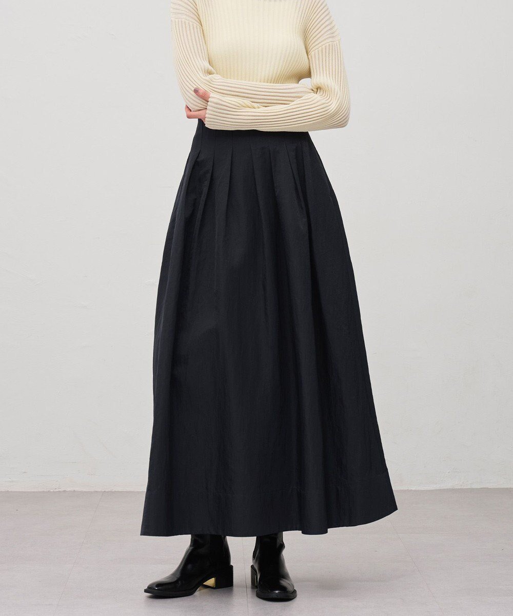 【アンクレイヴ/uncrave】のヴィンテージタフタ フレアスカート インテリア・キッズ・メンズ・レディースファッション・服の通販 founy(ファニー) 　ファッション　Fashion　レディースファッション　Fashion for Women　スカート　Skirts　Aライン・フレアスカート　A-Line & Flared Skirts　コルセット　Corset, Bustier　タフタ　Taffeta, Structured Fabric　ツイル　Twist, Twisted Detail　フレア　Flare, Flared　ヴィンテージ　Vintage Style　A/W・秋冬　Autumn/Winter　ブラック|ID: prp329100004737852 ipo3291000000034222978