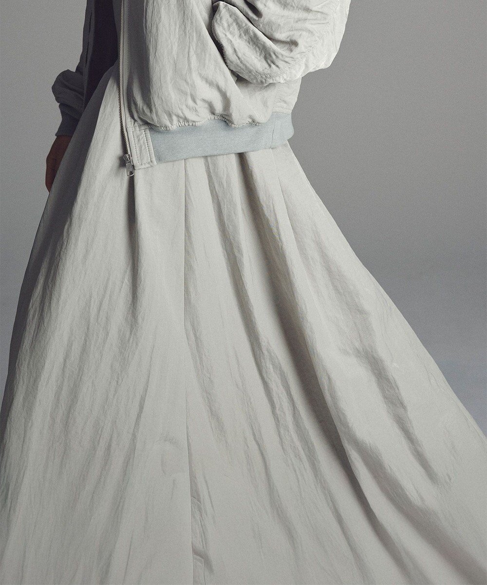 【アンクレイヴ/uncrave】のヴィンテージタフタ フレアスカート インテリア・キッズ・メンズ・レディースファッション・服の通販 founy(ファニー) 　ファッション　Fashion　レディースファッション　Fashion for Women　スカート　Skirts　Aライン・フレアスカート　A-Line & Flared Skirts　コルセット　Corset, Bustier　タフタ　Taffeta, Structured Fabric　ツイル　Twist, Twisted Detail　フレア　Flare, Flared　ヴィンテージ　Vintage Style　A/W・秋冬　Autumn/Winter　ライトグレー|ID: prp329100004737852 ipo3291000000034367399