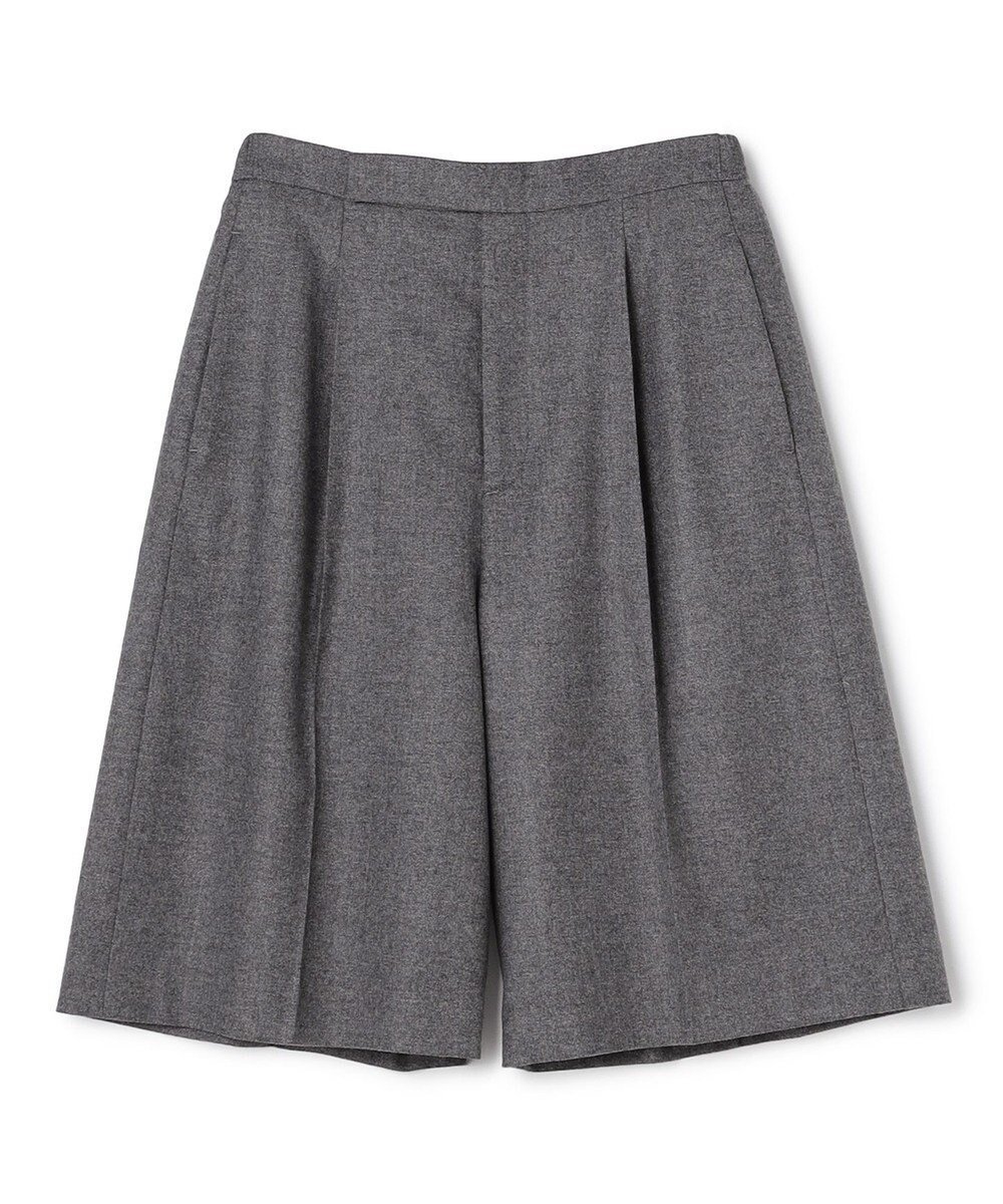 【アンクレイヴ/uncrave】のフランネル バミューダパンツ インテリア・キッズ・メンズ・レディースファッション・服の通販 founy(ファニー) 　ファッション　Fashion　レディースファッション　Fashion for Women　パンツ　Pants & Trousers　今季　This Season, Current Season　ジャケット　Jacket, Outerwear　ストレート　Straight, Straight Cut　ドレス　Dress, One-Piece　バランス　Balance, Style Balance　フレア　Flare, Flared　A/W・秋冬　Autumn/Winter　おすすめ　Recommended / Our Picks　チャコール|ID: prp329100004737862 ipo3291000000034223031