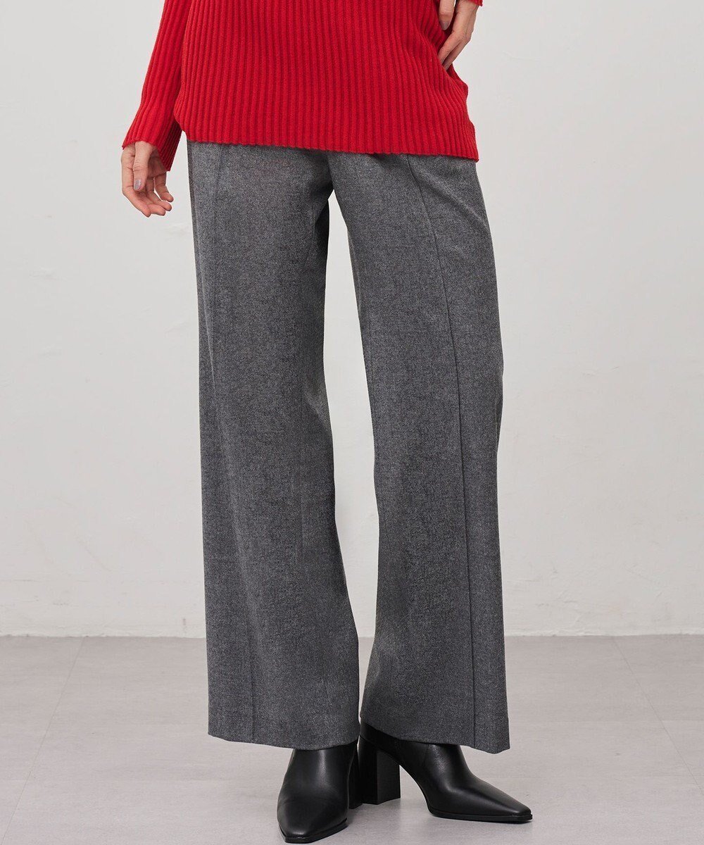 【アンクレイヴ/uncrave】のフランネル フレアパンツ インテリア・キッズ・メンズ・レディースファッション・服の通販 founy(ファニー) 　ファッション　Fashion　レディースファッション　Fashion for Women　パンツ　Pants & Trousers　今季　This Season, Current Season　ジャケット　Jacket, Outerwear　ドレス　Dress, One-Piece　バランス　Balance, Style Balance　フレア　Flare, Flared　A/W・秋冬　Autumn/Winter　チャコール|ID: prp329100004737863 ipo3291000000034223052