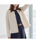 【ティアクラッセ/Tiaclasse】の【洗える】ボーダー編みニットカーディガン 人気、トレンドファッション・服の通販 founy(ファニー) ファッション Fashion レディースファッション Fashion for Women トップス・カットソー Cut & Sew Tops ニット Knit Tops & Sweaters カーディガン・羽織り Layered Style Cardigans ウォッシャブル Machine Washable 春 Spring 洗える Machine Washable 秋 Autumn カーディガン Cardigan, Knitwear 切替 Switching, Contrast Panel ジャケット Jacket, Outerwear フレーム Frame, Outline ボーダー Border, Stripe ポケット Pocket, Pocket Detail ラウンド Round, Round Neck ロング Long, Long-Length 冬 Winter / This Winter A/W・秋冬 Autumn/Winter おすすめ Recommended / Our Picks エレガント 上品 Elegant thumbnail アイボリー|ID: prp329100004737883 ipo3291000000034223143