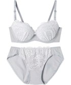 【ウンナナクール/une nana cool】の【WEB限定】ブラ&ショーツセット 人気、トレンドファッション・服の通販 founy(ファニー) ファッション Fashion レディースファッション Fashion for Women アンダー Underwear Essentials ショーツ Shorts, Short Pants ラップ Wrap, Wrap Design レース Lace, Lace Fabric thumbnail グレー|ID: prp329100004737895 ipo3291000000034223260