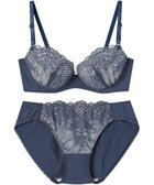 【ウンナナクール/une nana cool】の【WEB限定】ブラ&ショーツセット 人気、トレンドファッション・服の通販 founy(ファニー) ファッション Fashion レディースファッション Fashion for Women アンダー Underwear Essentials ショーツ Shorts, Short Pants ラップ Wrap, Wrap Design レース Lace, Lace Fabric thumbnail ダークネイビー|ID: prp329100004737895 ipo3291000000034223261