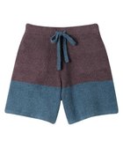 【ウンナナクール/une nana cool】のカラーブロッキング ショートパンツ ブラウン|ID: prp329100004737901 ipo3291000000034223285