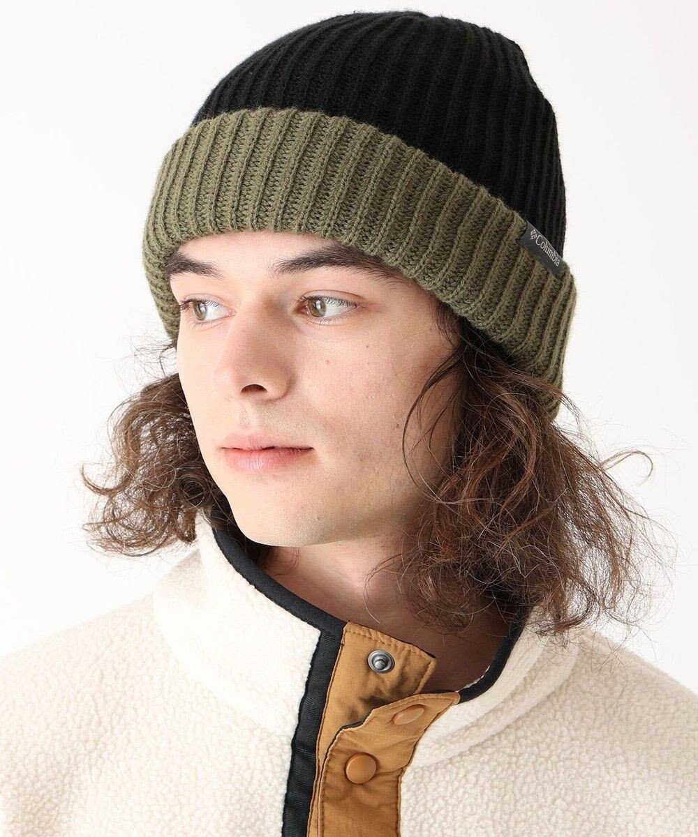 【コロンビア/Columbia】のColumbia/ スプリットレンジニットキャップ /コロンビア インテリア・キッズ・メンズ・レディースファッション・服の通販 founy(ファニー) 　ファッション　Fashion　レディースファッション　Fashion for Women　トップス・カットソー　Cut & Sew Tops　ニット　Knit Tops & Sweaters　キャップ&ハット　Hats & Caps　新作・新入荷　New Arrivals / New In　おすすめ　Recommended / Our Picks　アウトドア　Outdoor Clothing　キャップ　Cap, Baseball Cap　ベーシック　Basic, Essential　ワンポイント　One Point, Statement Accent　帽子　Hat, Headwear　旅行　Travel　Black、 Mosstone|ID: prp329100004737916 ipo3291000000034223354