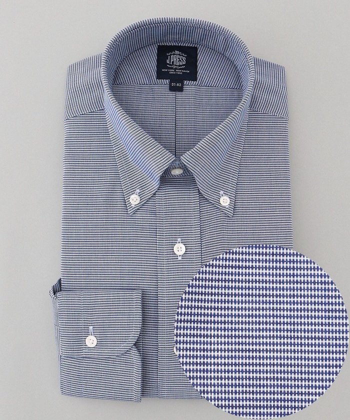 【ジェイ プレス/J.PRESS / MEN】の【PREMIUM PLEATS / 形態安定】PANAMAミニチェックシャツ/ B.D. インテリア・キッズ・メンズ・レディースファッション・服の通販 founy(ファニー) https://founy.com/ ファッション Fashion メンズファッション Fashion for Men トップス・カットソー Cut & Sew Tops メンズシャツ Shirts カフス Cuff Design スーピマ Supima, Premium Cotton ドレス Dress, One-Piece プリーツ Pleats, Pleated プレミアム Premium, High-End メンズ Men's, Menswear A/W・秋冬 Autumn/Winter S/S・春夏 SS, Spring/Summer, Warm Season 夏 Summer ビジネス 仕事 通勤 Business / Work / Commuting |ID: prp329100004738983 ipo3291000000034230112