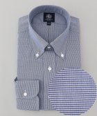 【ジェイ プレス/J.PRESS / MEN】の【PREMIUM PLEATS / 形態安定】PANAMAミニチェックシャツ/ B.D. ネイビー系3|ID: prp329100004738983 ipo3291000000034230113