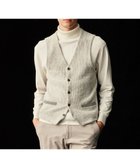 【ジョセフ アブード/JOSEPH ABBOUD / MEN】の【キングサイズ・イタリア糸使用/洗える】メリノブレンドモール ニット ベスト ライトグレー系7|ID: prp329100004738984 ipo3291000000034230120