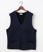 【ジョセフ アブード/JOSEPH ABBOUD / MEN】の【キングサイズ・イタリア糸使用/洗える】メリノブレンドモール ニット ベスト ネイビー系7|ID: prp329100004738984 ipo3291000000034230121