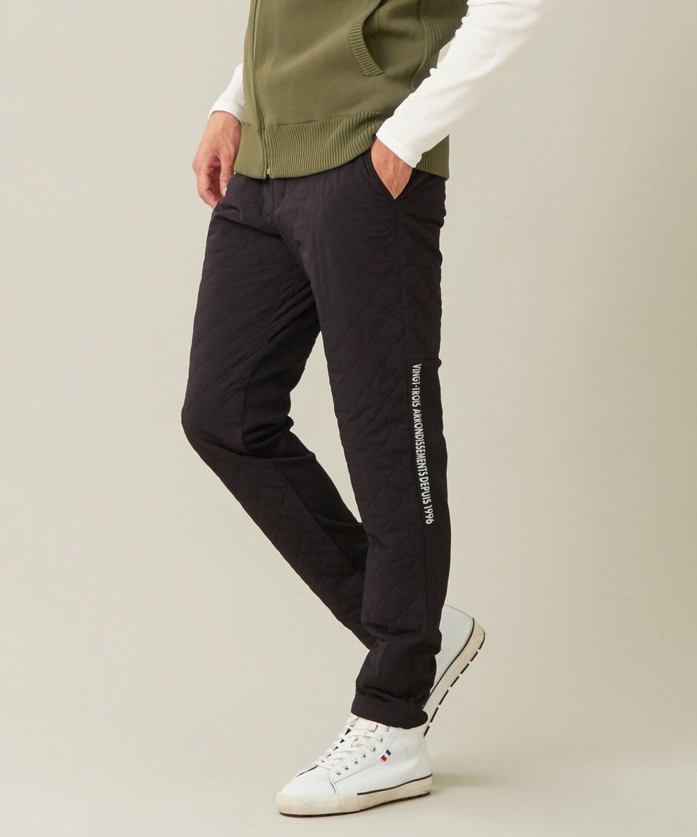 【23区 ゴルフ/23区GOLF / MEN】の冬の最強防寒アイテム【MEN】キルティングパンツ インテリア・キッズ・メンズ・レディースファッション・服の通販 founy(ファニー) 　ファッション　Fashion　メンズファッション　Fashion for Men　ボトムス　Bottoms　キルティング　Quilted, Quilting　ストレッチ　Stretch, Stretchy Fabric　タフタ　Taffeta, Structured Fabric　定番　Standard, Basic Item　人気　Popular, Best Seller　防寒　Cold Protection, Winter-Ready　冬　Winter / This Winter　A/W・秋冬　Autumn/Winter　ゴルフ　Golf　ブラック系|ID: prp329100004738985 ipo3291000000034230126