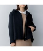 【組曲/KUMIKYOKU】の【飯豊まりえさん着用・Oggi12月号掲載】2WAYショートビーバー フーテッドコート ブラック系|ID: prp329100004739087 ipo3291000000034232354