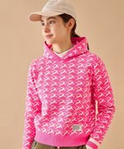 【ピーダブリュサーキュラス/PW CIRCULUS】の【イージーケア/軽量】【WOMEN】 MOFUモチーフ ニットフーディ 人気、トレンドファッション・服の通販 founy(ファニー) ファッション Fashion レディースファッション Fashion for Women トップス・カットソー Cut & Sew Tops ニット Knit Tops & Sweaters ゴルフ Golf セーター Sweater, Knitwear プリント Print, Printed Pattern モチーフ Motif, Design Theme 秋 Autumn A/W・秋冬 Autumn/Winter 軽量 Lightweight, Ultra Light thumbnail ピンク系|ID: prp329100004739133 ipo3291000000034232795