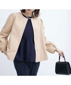 【組曲/KUMIKYOKU】のコットンライクツイル ノーカラーショート丈コート 人気、トレンドファッション・服の通販 founy(ファニー) ファッション Fashion レディースファッション Fashion for Women アウター Coat / Outerwear Collection コート・ロングコート・ピーコート Long Coats, Peacoats & More レディースジャケット・軽アウター Jackets クラシカル Classical, Vintage-Inspired コンパクト Compact, Small Size ショート Short, Short Length シンプル Simple, Minimal ジャケット Jacket, Outerwear ストレッチ Stretch, Stretchy Fabric ボトム Bottoms, Lower Wear エレガント 上品 Elegant 夏 Summer 春 Spring S/S・春夏 SS, Spring/Summer, Warm Season thumbnail ベージュ系|ID: prp329100004739135 ipo3291000000034232813