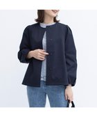 【組曲/KUMIKYOKU】のコットンライクツイル ノーカラーショート丈コート 人気、トレンドファッション・服の通販 founy(ファニー) ファッション Fashion レディースファッション Fashion for Women アウター Coat / Outerwear Collection コート・ロングコート・ピーコート Long Coats, Peacoats & More レディースジャケット・軽アウター Jackets クラシカル Classical, Vintage-Inspired コンパクト Compact, Small Size ショート Short, Short Length シンプル Simple, Minimal ジャケット Jacket, Outerwear ストレッチ Stretch, Stretchy Fabric ボトム Bottoms, Lower Wear エレガント 上品 Elegant 夏 Summer 春 Spring S/S・春夏 SS, Spring/Summer, Warm Season thumbnail ネイビー系|ID: prp329100004739135 ipo3291000000034232814