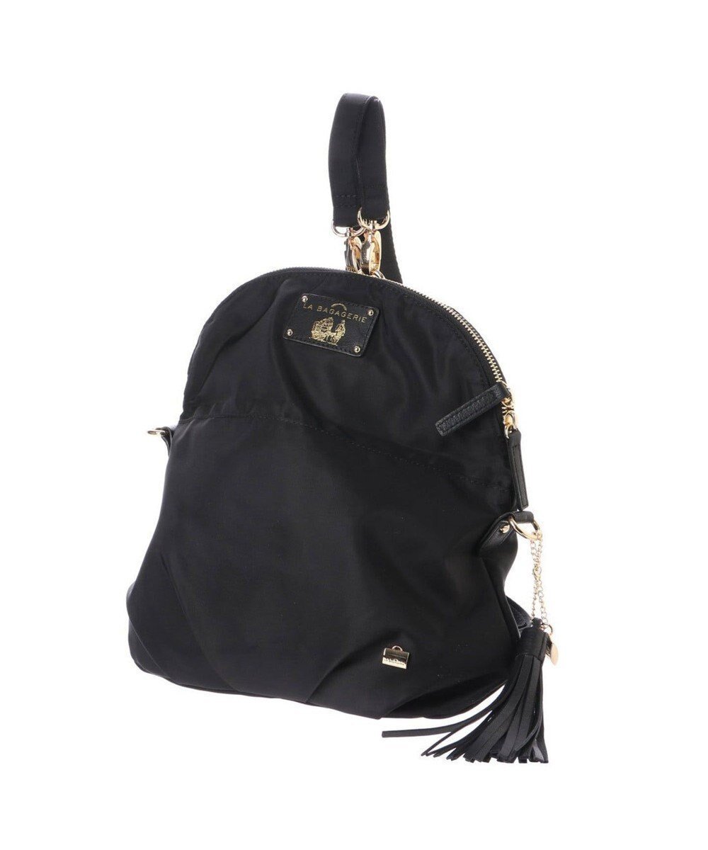【ラ バガジェリー/LA BAGAGERIE】のウォータープルーフナイロン リュック&ショルダーバッグ インテリア・キッズ・メンズ・レディースファッション・服の通販 founy(ファニー) ファッション Fashion レディースファッション Fashion for Women バッグ Bags エレガント 上品 Elegant フォルム Silhouette, Form ポケット Pocket, Pocket Detail リュック Backpack, Rucksack ブラック|ID: prp329100004739156 ipo3291000000034232977