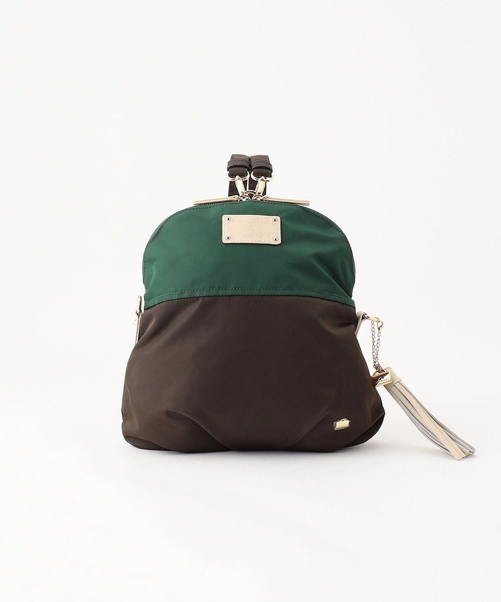 【ラ バガジェリー/LA BAGAGERIE】のウォータープルーフナイロン リュック&ショルダーバッグ インテリア・キッズ・メンズ・レディースファッション・服の通販 founy(ファニー) ファッション Fashion レディースファッション Fashion for Women バッグ Bags エレガント 上品 Elegant フォルム Silhouette, Form ポケット Pocket, Pocket Detail リュック Backpack, Rucksack ダークグリーン|ID: prp329100004739156 ipo3291000000034232982