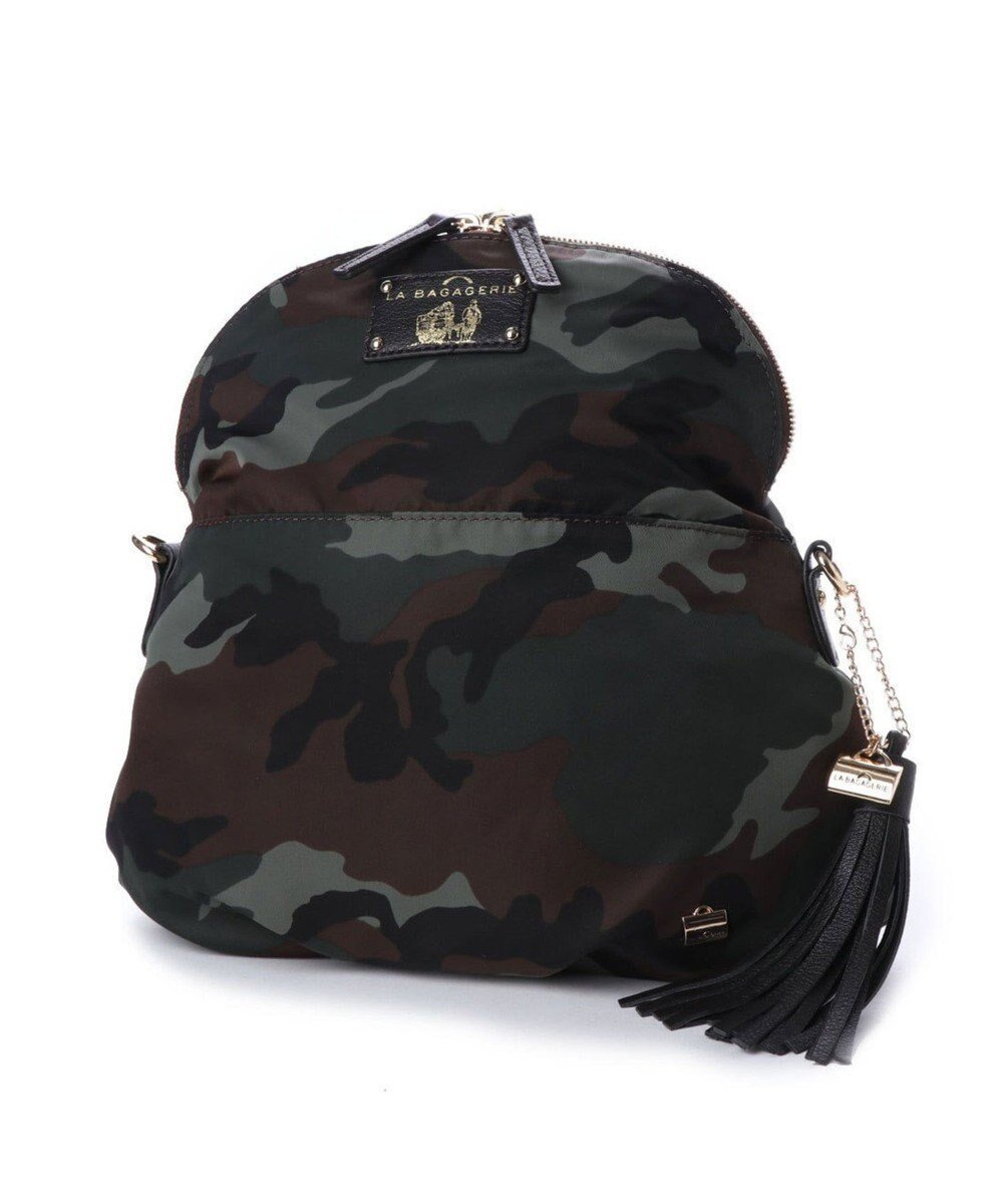 【ラ バガジェリー/LA BAGAGERIE】のウォータープルーフナイロン リュック&ショルダーバッグ インテリア・キッズ・メンズ・レディースファッション・服の通販 founy(ファニー) ファッション Fashion レディースファッション Fashion for Women バッグ Bags エレガント 上品 Elegant フォルム Silhouette, Form ポケット Pocket, Pocket Detail リュック Backpack, Rucksack カーキ|ID: prp329100004739156 ipo3291000000034232984