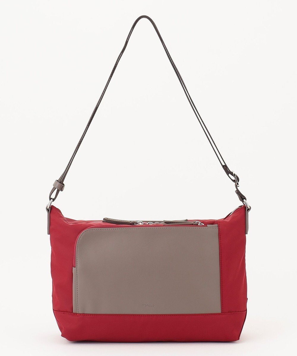 【イザック/Y'SACCS】のナイロン×リサイクルレザー コンビマルチショルダー インテリア・キッズ・メンズ・レディースファッション・服の通販 founy(ファニー) ファッション Fashion レディースファッション Fashion for Women スクエア Square, Square Shape スマート Smart, Elegant トラベル Travel, Travel Gear バランス Balance, Style Balance フロント Front, Front Design ポケット Pocket, Pocket Detail ワイン|ID: prp329100004739171 ipo3291000000034233170