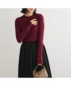 【グリーンパークス/Green Parks】の袖口金釦リブニットプルオーバー 人気、トレンドファッション・服の通販 founy(ファニー) ファッション Fashion レディースファッション Fashion for Women トップス・カットソー Cut & Sew Tops ニット Knit Tops & Sweaters カジュアルプルオーバー・ニットトップス Pullovers & Knit Tops / Casual Pullovers おすすめ Recommended / Our Picks セーター Sweater, Knitwear ベーシック Basic, Essential ポケット Pocket, Pocket Detail メタル Metal, Metal Parts 洗える Machine Washable A/W・秋冬 Autumn/Winter thumbnail Bordeaux|ID: prp329100004739232 ipo3291000000035632629