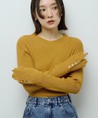 【グリーンパークス/Green Parks】の袖口金釦リブニットプルオーバー 人気、トレンドファッション・服の通販 founy(ファニー) ファッション Fashion レディースファッション Fashion for Women トップス・カットソー Cut & Sew Tops ニット Knit Tops & Sweaters カジュアルプルオーバー・ニットトップス Pullovers & Knit Tops / Casual Pullovers おすすめ Recommended / Our Picks セーター Sweater, Knitwear ベーシック Basic, Essential ポケット Pocket, Pocket Detail メタル Metal, Metal Parts 洗える Machine Washable A/W・秋冬 Autumn/Winter thumbnail Yellow|ID: prp329100004739232 ipo3291000000035632635