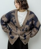 【グリーンパークス/Green Parks】のアニマル柄カーディガン Charcoal Gray|ID: prp329100004739236 ipo3291000000034325833