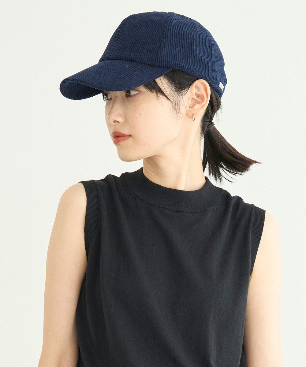 【アンフィーロ 自由区/UNFILO】のコーデュロイ キャップ インテリア・キッズ・メンズ・レディースファッション・服の通販 founy(ファニー) 　ファッション　Fashion　レディースファッション　Fashion for Women　キャップ&ハット　Hats & Caps　キャップ　Cap, Baseball Cap　コーデュロイ　Corduroy, Cord Fabric　シンプル　Simple, Minimal　帽子　Hat, Headwear　ネイビー|ID: prp329100004739238 ipo3291000000034234012