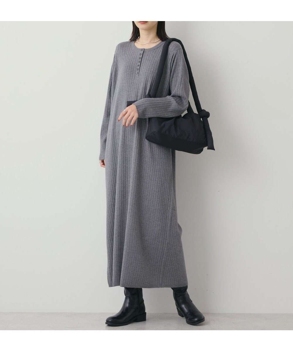 【アメリカンホリック/AMERICAN HOLIC】のバイパチリブヘンリーニットワンピース 人気、トレンドファッション・服の通販 founy(ファニー) ファッション Fashion レディースファッション Fashion for Women ワンピース Dresses ニットワンピース Knit Dresses アメリカン American Style スタイリッシュ Stylish, Fashionable ポケット Pocket, Pocket Detail ラウンド Round, Round Neck A/W・秋冬 Autumn/Winter おすすめ Recommended / Our Picks other-1|ID: prp329100004739255 ipo3291000000034319331