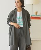 【アメリカンホリック/AMERICAN HOLIC】のイージーケアオーバーチュニックシャツ Charcoal Gray|ID: prp329100004739264 ipo3291000000035632681