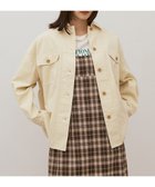 【アメリカンホリック/AMERICAN HOLIC】のコーデュロイCPOシャツジャケット Ivory|ID: prp329100004739267 ipo3291000000035521275