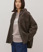 【アメリカンホリック/AMERICAN HOLIC】のコーデュロイCPOシャツジャケット Charcoal Gray|ID: prp329100004739267 ipo3291000000035521276